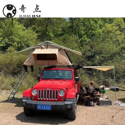 China Camouflage / Field Offroad Play Tents Soft Roof Top Tent With Extending Room Affordable for sale