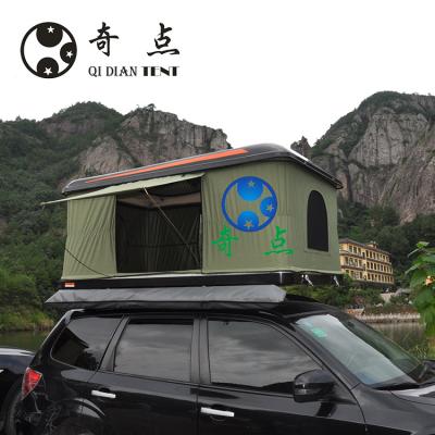 China Aluminum All Cars Suitable Hard Shell Roof Top Tent 1-2 Person 4wd Roof Top Tent Off Road Roof Top Tent for sale