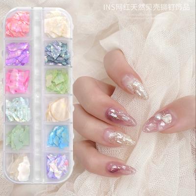 China DIY 3D Nail Art Sticker Suite for Girls Natural Shell for sale