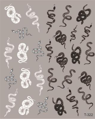 China Punk Mixed Shapes Most Popular DIY Designs Snake Manicure Nail Art Sticker Decals for sale