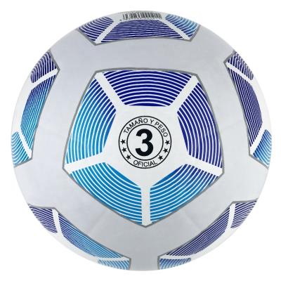 Κίνα Custom Logo Size 3 Classic Indoor Or Outdoor Team Sports Rubber Football Soccer Bladder Rubber Ball προς πώληση