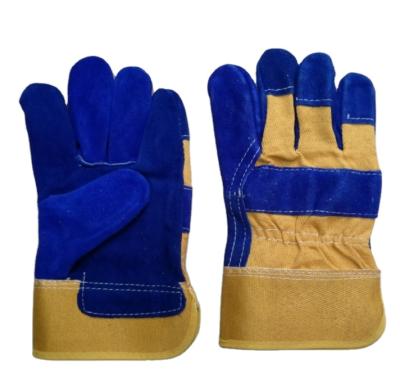 China Hot-selling Soft Heat Insulation Electric Welding Leather Work Gloves Two-Layer Personal Protective Equipment for sale