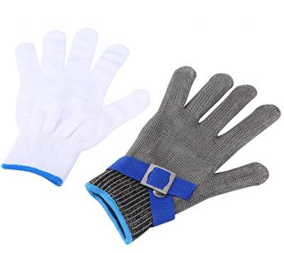 China SANSHOU General Purpose Work Through HPPE European Standard Certification Anti-cutting Steel Wire Kitchen Protective Work Gloves for sale