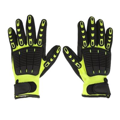 China SANSHOU Soft Vibration and Shock Safe Wholesale Cheap Multifunctional Operation Welding Safety Unisex Gloves for sale