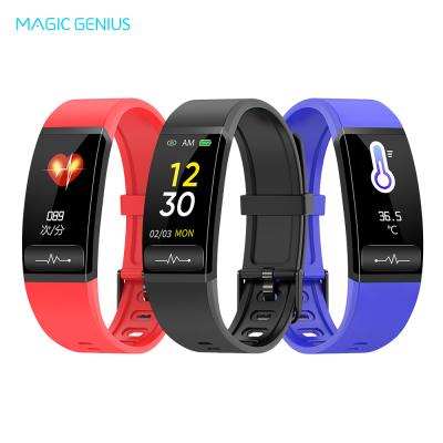 China GPS Navigation Medical Wristband 24 Hours Smart Wristband Medical Diagnosis Touch Screen AI Monitor Heart Rate Temperature for sale