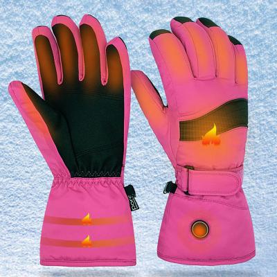 China Intelligent Electric Enthusiast Gloves Women Rechargeable Temperature Control Skiing Gloves For Outdoor Climbing Skating for sale