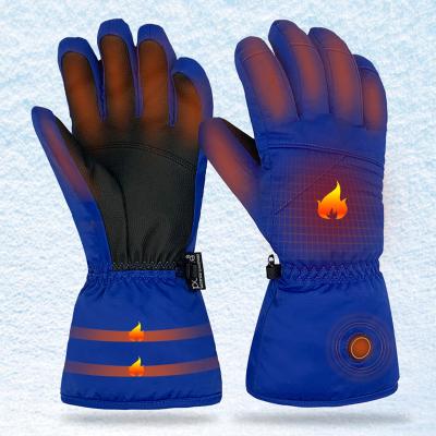 China Waterproof Passionate Ski Gloves Design Gloves Women Men Waterproof Electric Passionate Battery Gloves For Outdoor Sport for sale