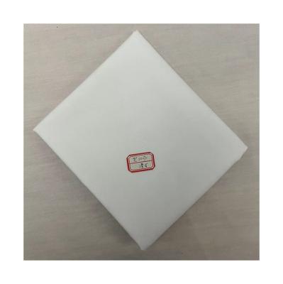 China Poly Polyester Cotton Fabric Shrink-Resistant Uniform Plain Dyed Medium Weight TC White Poplin Fabric for sale