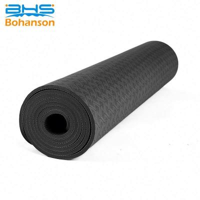 China Custom Logo Eco - Friendly Material Pilates Tape Yoga Mat Non Slip for sale