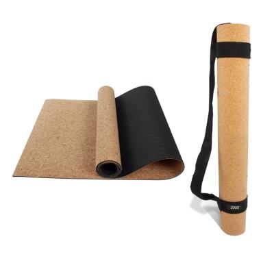 China BOHANSON Waterproof Wholesale Private Label Custom Design Eco Friendly Thick Natural Cork Yoga Mat for sale