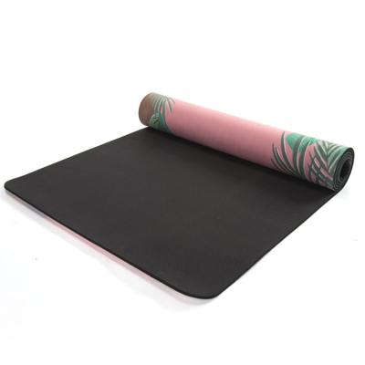 China Dropship Organic Eco-Friendly Suede Private Label Yoga Rubber Mat for sale