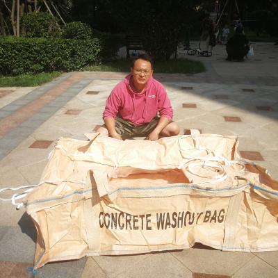 China Australian Breathable Concrete Wash Bag With Loading Weight AS3668-1989 And 2470kgs for sale