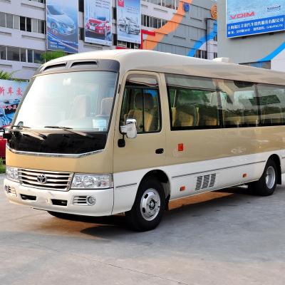 China TOYOTA Coaster 6120 20 Seats VIP Mini Bus RHD OK Innercity Transport Coach for Africa Economic Reliable Comfy Customizable < 4L for sale