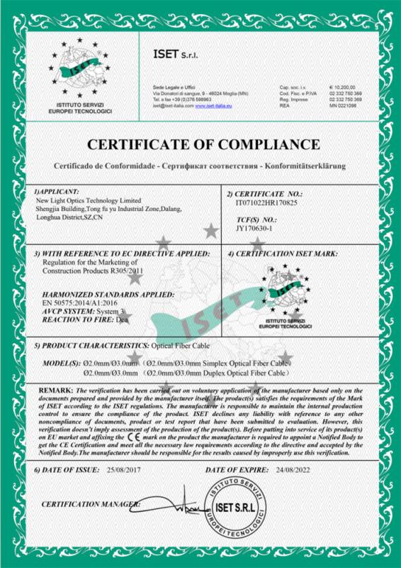 Fornitore cinese verificato - NEW LIGHT OPTICS TECHNOLOGY LIMITED