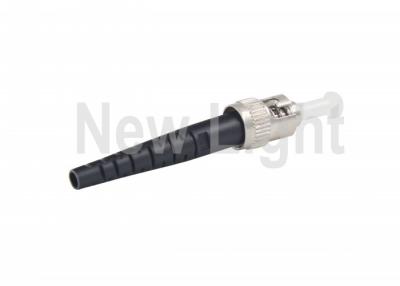 China 3.0mm Diameter PC Fiber Connector , Polishing Single Mode Fiber ST Connectors for sale