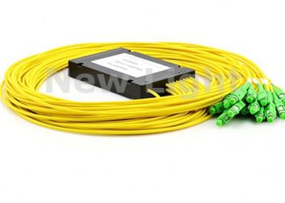 China Faser 1×16 Optik-PLC-Teiler, Einmodenfaser-Teiler mit Sc-/UPC-Verbindungsstücken zu verkaufen