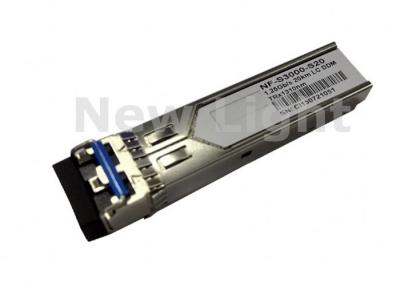 China 1.25G Dual SFP Fiber Transceiver , SM 20KM DDM SFP LC Transceiver CE Approved for sale