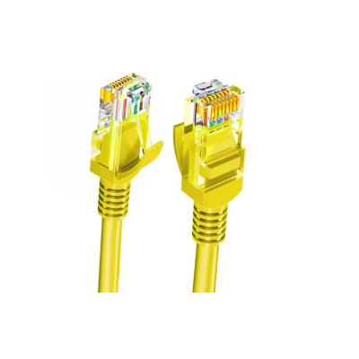 China Cat6a Double Shielding UTP Patch Cord Network Cable 25AWG Cat6 Gold Plated Bare Copper Conductor for sale