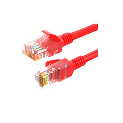 China Pure Copper 4P UTP Patch Cord 25AWG Bare Copper Cable 3u Gold Plated UL Certificated for sale