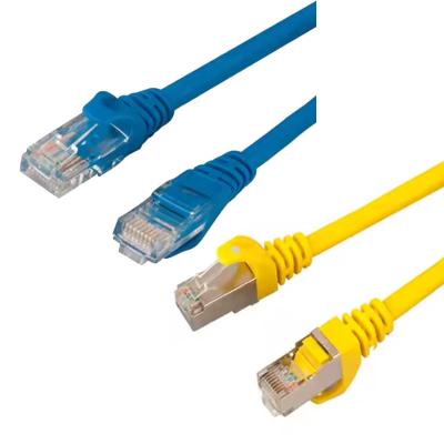 China Pure Copper Double Shielded Cat6 Network Patch Cord RoHS Certified UL ETL FCC Approved for sale