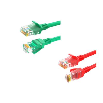 China Speed Ethernet Patch Cords UL Certified Cat6a Bare Copper 24AWG*2*4P 7/0.20mm 100% Tested for sale