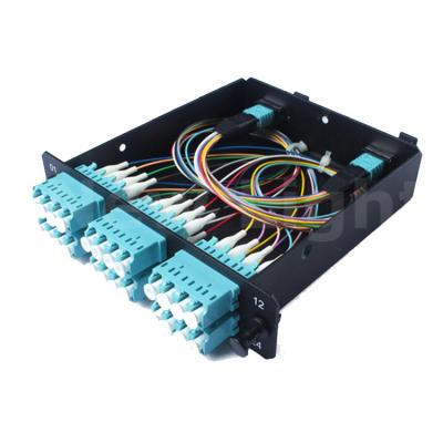 China 1U Distribution Box MPO Cassette Module Male - LC 24 Cores Aluminum Material for sale