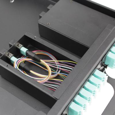 China Stainless Steel 19 Inch Rack Mount Enclosure / Fiber Optic Termination Box for sale