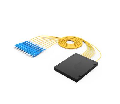 China FTTH 1 X 8 / 32 optical PLC splitter Module SC PC Connector WDM / CWDM Single Mode for sale