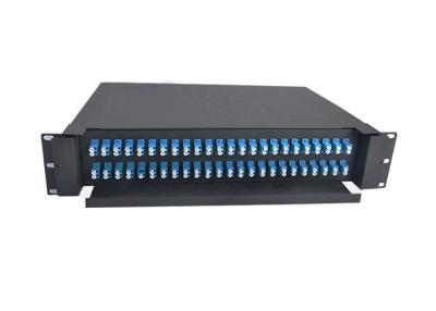 China 1u fiber optic patch panel 12core SC/FC/ST/LC Splicing fiber Optic Distribution Box for sale