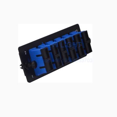 China Custom Made Fiber Optic Patch Panel 3 LGX Adapter Plates For Rack Mount Patch Panel for sale