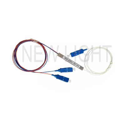 China FTTH 1x2 1x4 1x8 1x16 Fiber Optic Beam Splitter SC UPC / APC Connector for sale