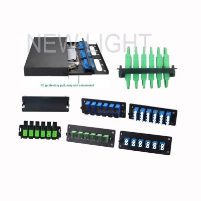 China 1U / 2U / 3U / 4U LGX Fiber Panels / High Density Patch Panel To Patch Panel for sale