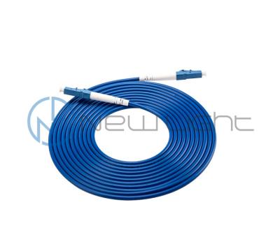 China LC LC 2mm Metal Steel Armoured Indoor FTTH Optical Fiber Patch Cord for sale