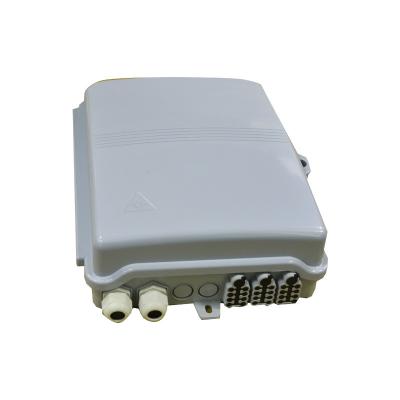 China 24 Core Cassette PLC Splitter Ftth Distribution Terminal Box ABS 8 Port for sale