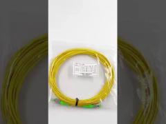 FC-SC Fiber Optic Patch Cord Single Mode Simplex Pvc 3.0mm Diameter Fiber Cable