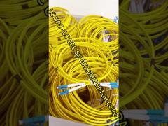 LC - LC Single Mode 9/125 Yellow PVC Fiber Optic Cable Double Fiber 2.0 / 3.0 mm