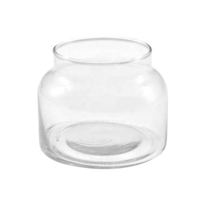 China Wholesale Candle Cosmetic Empty Glass Jar Package Candlestick Candle Holder Jar for sale