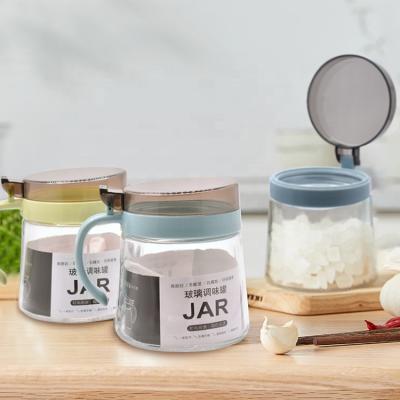 China Freshness Preservation Kitchen Houseware Food Grade Food Storage Glass Container Wholesale Seasoning Jar for sale