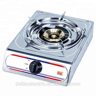 China Factory wholesale stainless steel single burner gas stove for home use DGC-102AS for sale