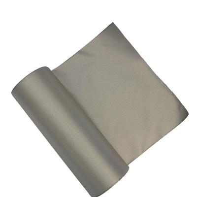 China Metallic silver nickel copper electrical conductive fabrics for wallet lining for sale