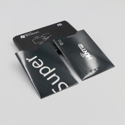 China Best credit NATIONAL blocking material rfid blocking card sleeve for sale