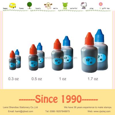 China 10ml 15ml 30ml 50ml Acid-free and permanent protection stamp ink pad 10ml 15ml 30ml 50ml clear quick drying acid free for sale