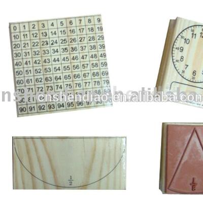 China Teach Stamp Wooden Children Stamp Wooden Stamp Teaching Stamp for sale