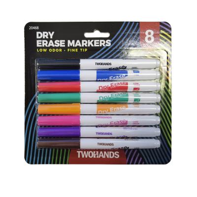 China Vivid Color Fine Tip Erase Markers 10 Colors Durable Whiteboard Marker Pen for sale