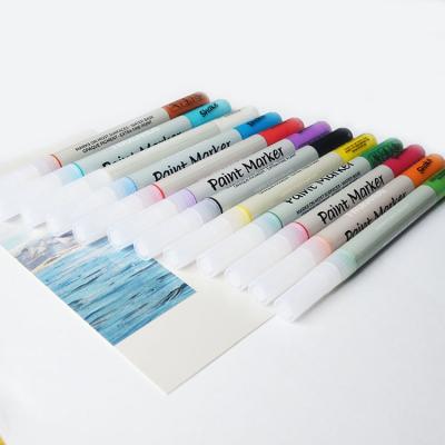 China Color Paint Marker with Multiple Functions Water Based Write on Pen Paint Marker Glass Set, Fine Color Markers Paint Marker Pen for Arts and Crafts for sale