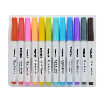 China Custom Highlighter Bar 12 Colors Highlighter Bar Set Highlighter Pastel Private Label Marker Pen for sale