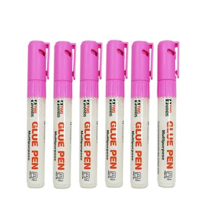 China TWOHANDS Quick Dry Easy Liquid Glue Pen for DIY Drawing, 6.0mm Liquid Glue Marker Glue Pen for sale