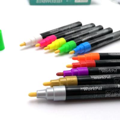 China Hot Sale High Quality Multicolor Bright Colors Chalk Water Based Liquid Pen for sale