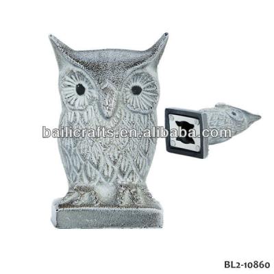 China Decorative Cast Iron Owl Beer Opener for sale