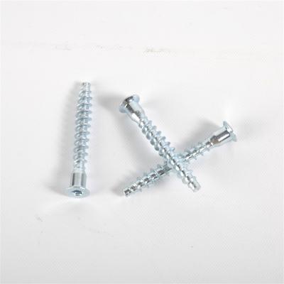 China Flat Confirmat Furniture Flat Cap Stainless Steel Hex Socket Widely Used Head Screw 5x50 for sale